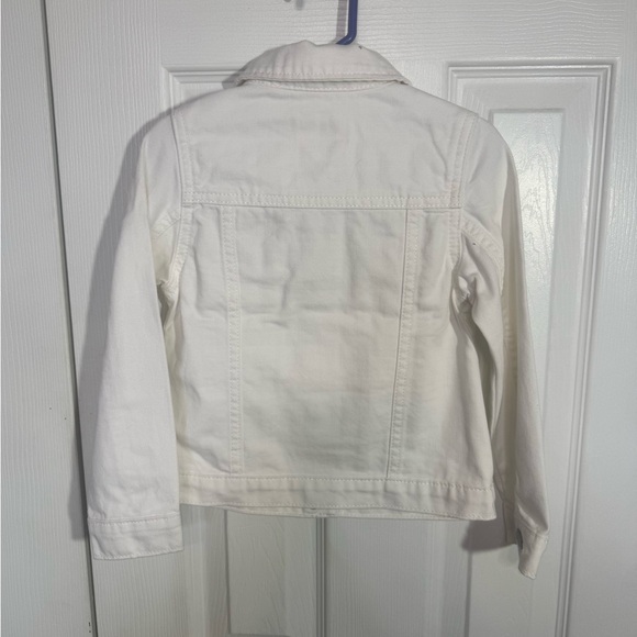 Brand New with Tags! GAP Kids Cream Denim Jacket 5T Girls - Picture 4 of 4
